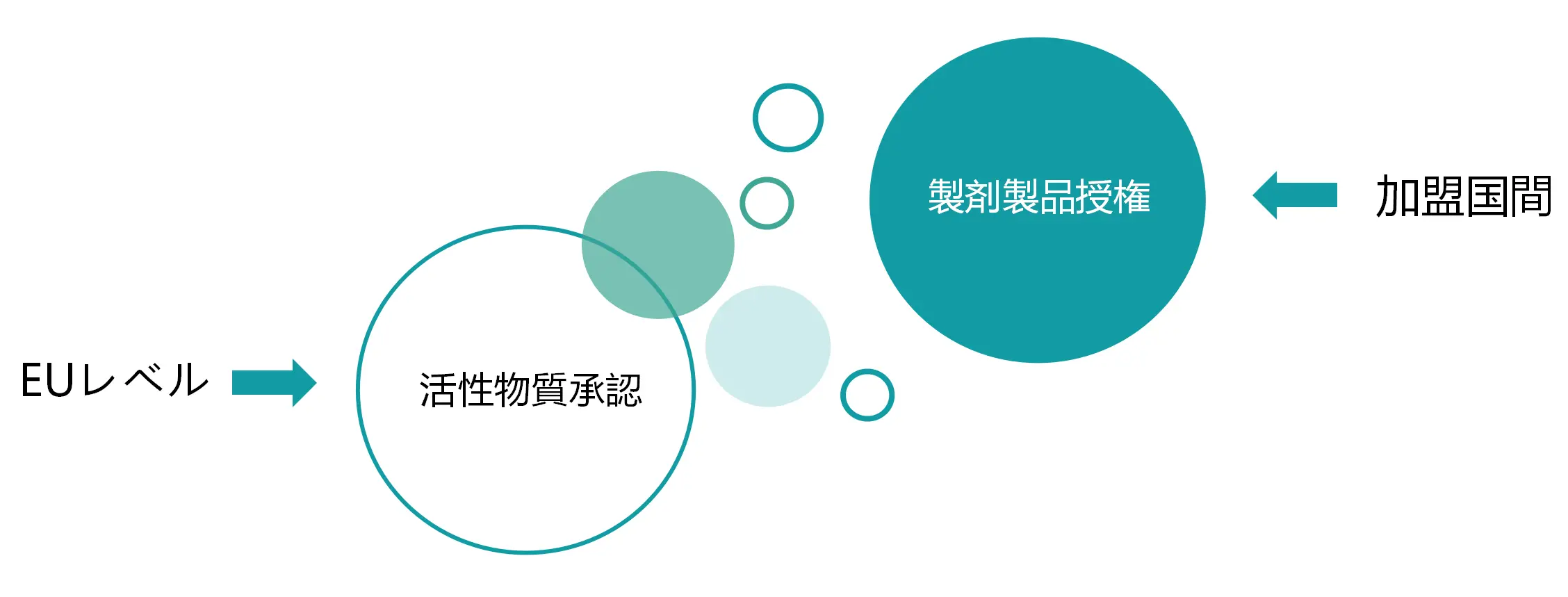 EU農薬登録における有効成分承認と加盟国での製剤認可の関係 EU農薬登録における有効成分承認と加盟国での製剤認可の関係